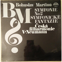 Bohuslav Martinů / The Czech Philharmonic Orchestra / Václav Neumann Symfonie No2 / Symfonické Fantazie Vinyl LP USED