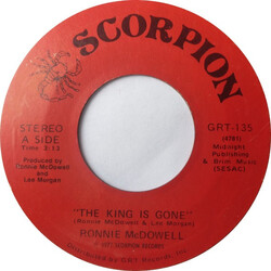 Ronnie McDowell The King Is Gone USED VINYL 7INCH 45 RPM STEREO