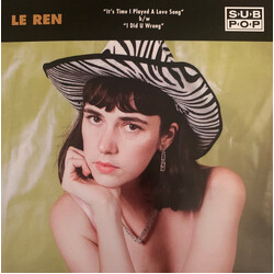 Le Ren It's Time I Played A Love Song b/w I Did U Wrong USED VINYL 7INCH 45 RPM SINGLE CLUB EDITION LIMITED EDITION