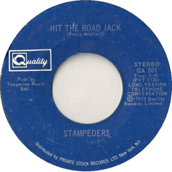 The Stampeders Hit The Road Jack / Hard Lovin Woman USED VINYL 7INCH SINGLE