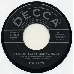 Sylvia Syms I Could Have Danced All Night / The World In My Corner USED VINYL 7INCH 45 RPM