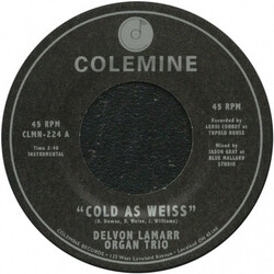 Delvon Lamarr Organ Trio Cold As Weiss USED VINYL 7INCH 45 RPM