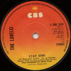 The Lorelei S.T.O.P. (Stop) Vinyl 7" USED