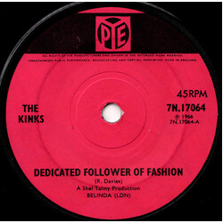 The Kinks Dedicated Follower Of Fashion VINYL 7" USED