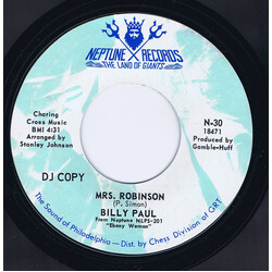 Billy Paul Mrs. Robinson USED VINYL 7INCH 45 RPM SINGLE PROMO