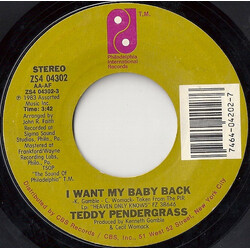 Teddy Pendergrass I Want My Baby Back USED VINYL 7INCH 45 RPM SINGLE