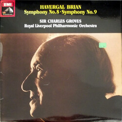 Havergal Brian / Sir Charles Groves / Royal Liverpool Philharmonic Orchestra Symphony No. 8 • Symphony No. 9 Vinyl LP USED