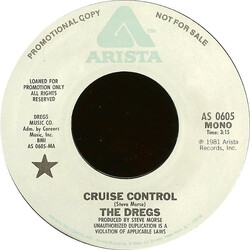 Dixie Dregs Cruise Control USED VINYL 7INCH 45 RPM PROMO STYRENE STEREO MONO