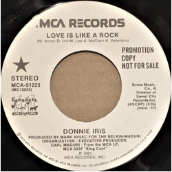 Donnie Iris Love Is Like A Rock USED VINYL 7INCH 45 RPM PROMO STEREO