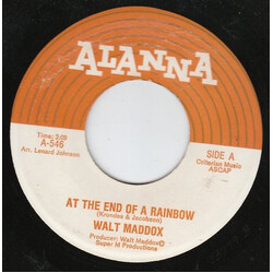 Walt Maddox At The End Of The Rainbow / Sweet Sweetheart USED VINYL 7INCH SINGLE