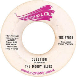 The Moody Blues Question Vinyl 7" USED