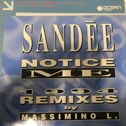 Sandee Notice Me (1994 Remixes) USED VINYL 12INCH 33 S RPM