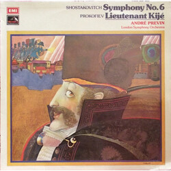 Dmitri Shostakovich / Sergei Prokofiev / André Previn / The London Symphony Orchestra Symphony No. 6 / Lieutenant Kijé Vinyl LP USED