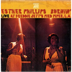 Esther Phillips Burnin' (Live At Freddie Jett's Pied Piper, L.A.) Vinyl LP USED