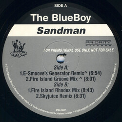 Blue Boy Sandman USED VINYL 12INCH 33 S RPM PROMO