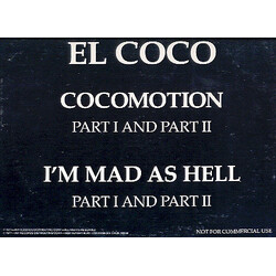 El Coco Cocomotion (Part I & II) / I'm Mad As Hell (Part I & II) VINYL 12" USED