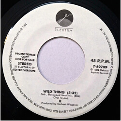 X (5) Wild Thing USED VINYL 7INCH 45 RPM PROMO STEREO