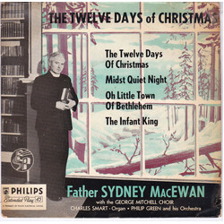 Father Sydney MacEwan The Twelve Days Of Christmas USED VINYL 7INCH 45 RPM EP