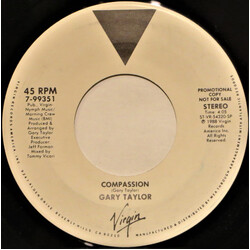 Gary Taylor Compassion USED VINYL 7INCH 45 RPM PROMO STEREO