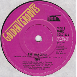 Dion (3) The Wanderer Vinyl 7" USED