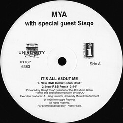 Mya / Sisqo It's All About Me Vinyl 12" USED