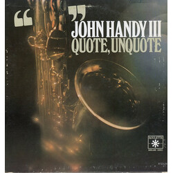 John Handy Quote, Unquote Vinyl LP USED