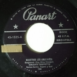 Conjunto Chappottín Nosotros Los Amalianos USED VINYL 7INCH 45 RPM MONO