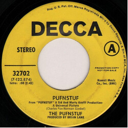 The Pufnstuf Pufnstuf / Nonsense USED VINYL 7INCH 45 RPM SINGLE PROMO