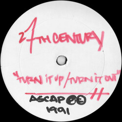 27th Century Turn It Up/Turn It Out USED VINYL 12INCH WHITE LABEL TEST PRESSING