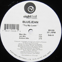 Bluejean Try My Lovin' USED VINYL 12INCH 33 S RPM