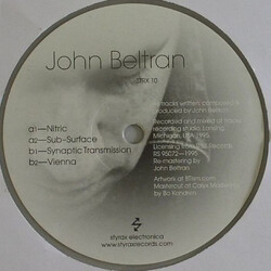 John Beltran Part 2 USED VINYL 12INCH 33 S RPM REPRESS
