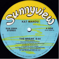 Kat Mandu / The Sunshine Band The Break / Black Water Gold USED VINYL 12INCH 33 S RPM STEREO