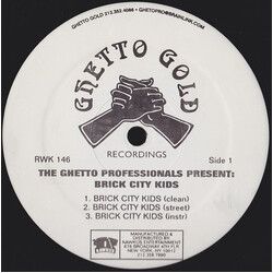 Ghetto Professionals / Brick City Kids Brick City Kids USED VINYL 12INCH 33 S RPM