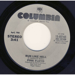 Pink Floyd Run Like Hell / Comfortably Numb Vinyl 7" USED