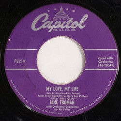 Jane Froman My Love, My Life / No! USED VINYL 7INCH 45 RPM