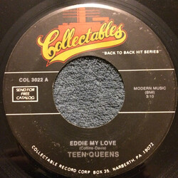 The Teen Queens / The Cadets Eddie My Love / Stranded In The Jungle USED VINYL 7INCH 45 RPM SINGLE