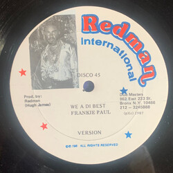 Frankie Paul / Pinchers We A Di Best / Sit Down Pon It USED VINYL 12INCH 45 RPM