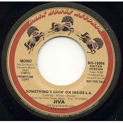 Jiva (5) Something's Goin' On Inside L.A. USED VINYL 7INCH 45 RPM SINGLE PROMO