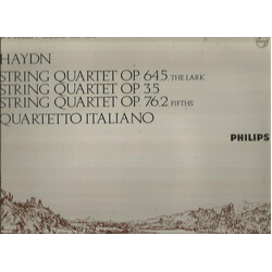 Joseph Haydn / Quartetto Italiano String Quartet Op. 64.5, The Lark; Op. 3.5; Op. 76.2, Fifths; Vinyl LP USED