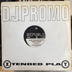 Quest For Excellence Family Of People USED VINYL 12INCH 45 RPM PROMO