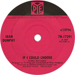 Sean Dunphy If I Could Choose USED VINYL 7INCH 45 RPM SINGLE