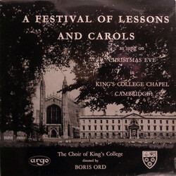 The King's College Choir Of Cambridge / Boris Ord A Festival Of Lessons And Carols Vinyl LP USED