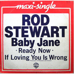 Rod Stewart Baby Jane USED VINYL 12INCH MAXI-SINGLE 45 RPM