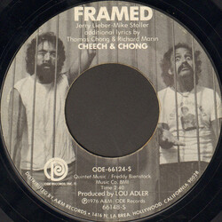 Cheech & Chong Framed USED VINYL 7INCH 45 RPM SINGLE