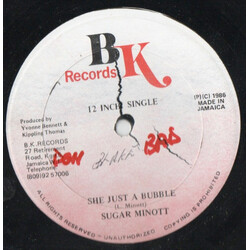 Sugar Minott She Just A Bubble USED VINYL 12INCH
