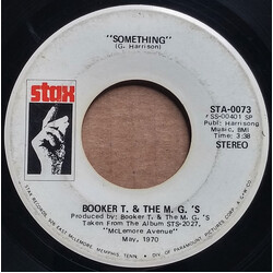 Booker T & The MG's Something USED VINYL 7INCH 45 RPM PROMO STEREO MONO