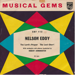 Nelson Eddy The Lost Chord Vinyl 7" USED