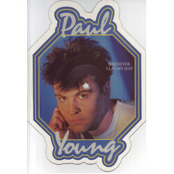 Paul Young Wherever I Lay My Hat USED VINYL 7INCH SINGLE 45 RPM SHAPE PICTURE DISC