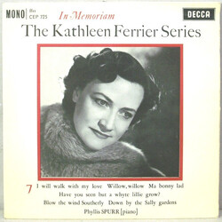 Kathleen Ferrier / Phyllis Spurr The Kathleen Ferrier Series: In Memoriam 7 USED VINYL 7INCH 45 RPM EP