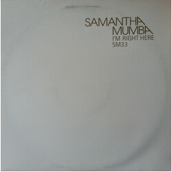 Samantha Mumba I'm Right Here USED VINYL 12INCH 33 S RPM PROMO
